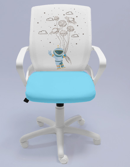 Детски стол Fly white